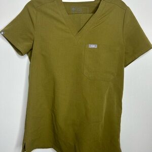 Figs Martini Olive Scrub Set XS